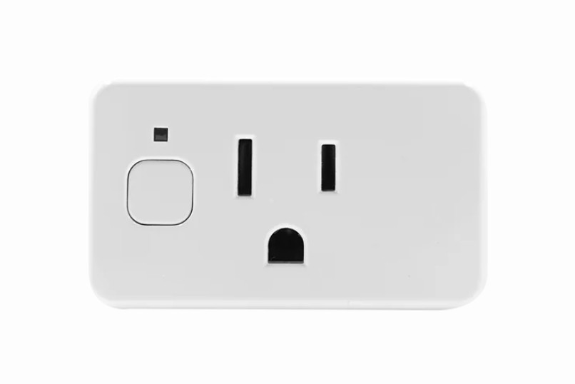 ENCHUFE 15 AMP  WIFI, BLU BLANCO CON MEDICION